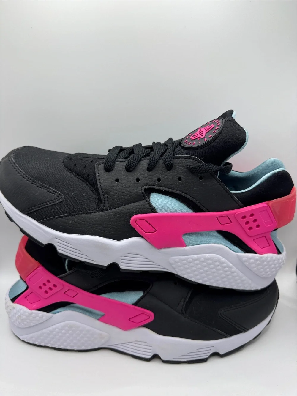 Nike Black and Teal Athletic Sneakers